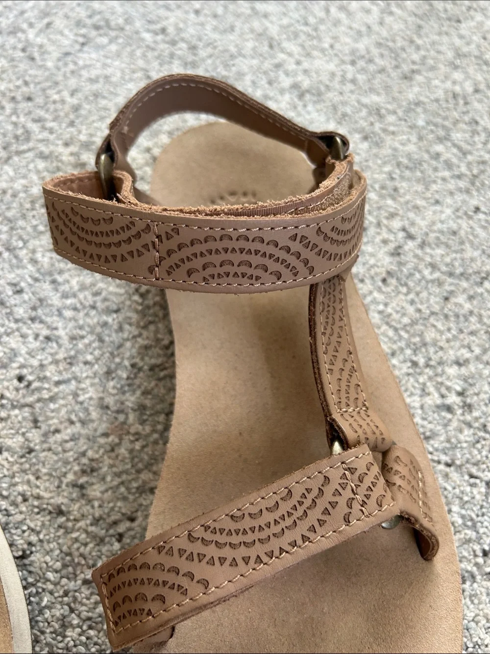 Teva Women Brown Platform Strappy Sandal